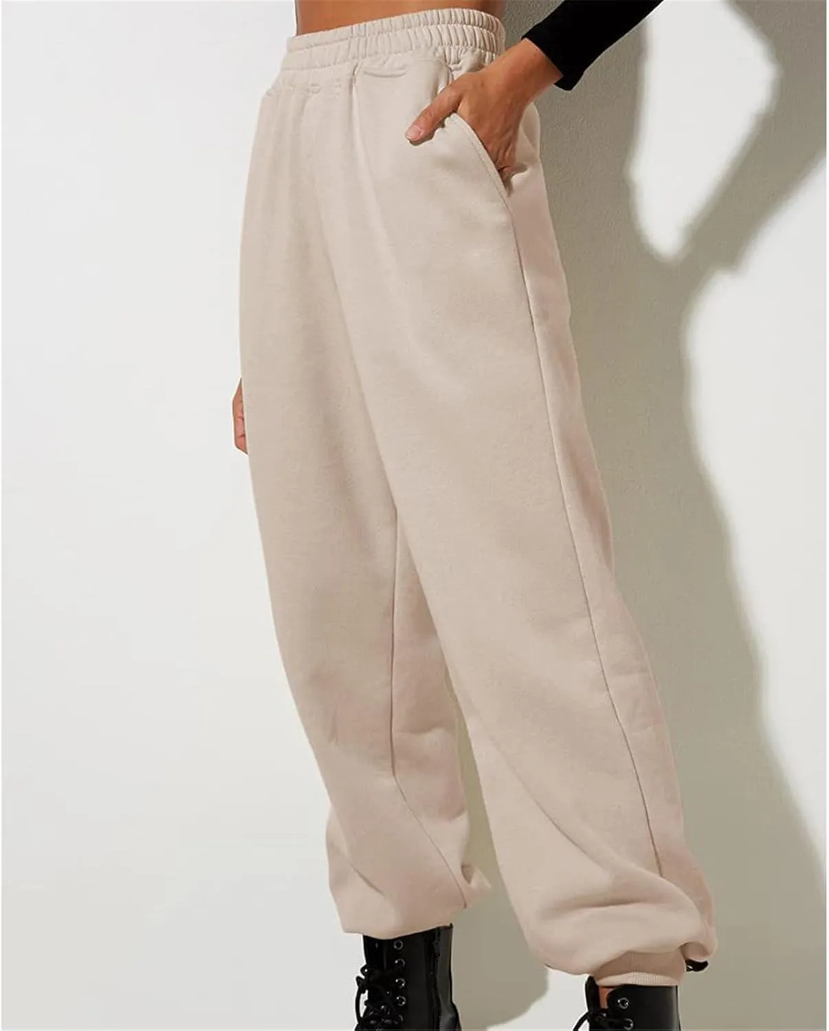 LCMTWX Womens Jogger Pants Soft Sports Cotton Pants Yoga Dance Womens Plus Size Pants Activewear Pants for Women Loose Fit