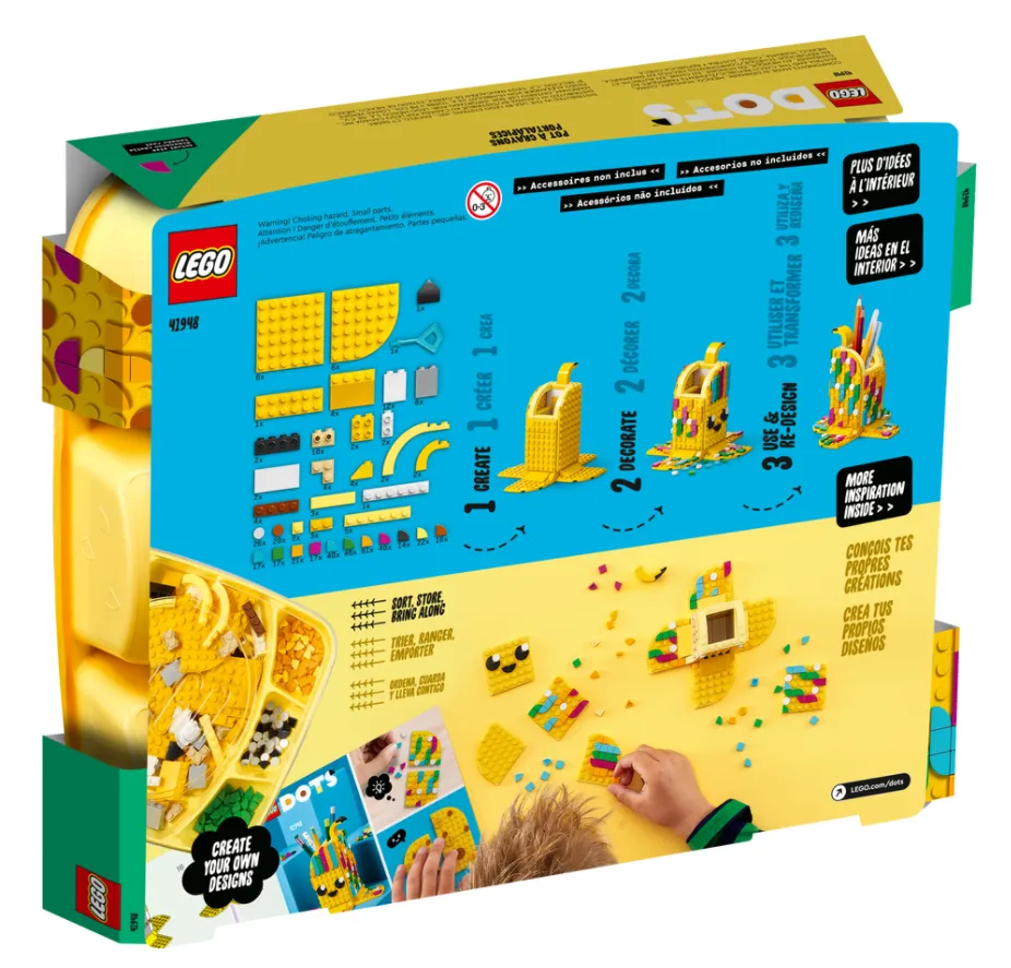 LEGO 41948: DOTS: Cute Banana Pen Holder