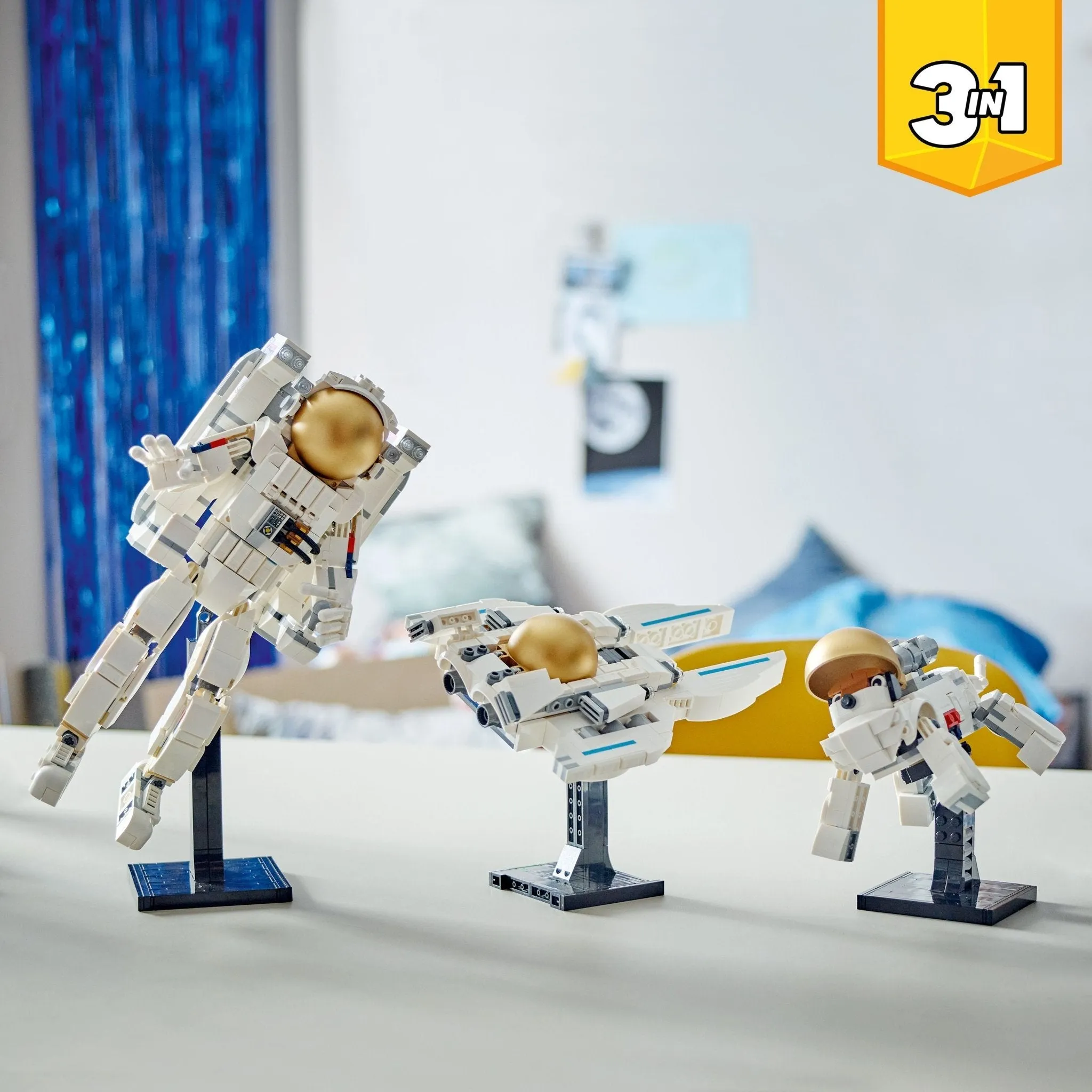 LEGO Creator 3 in 1 Space Astronaut Toy Set 31152
