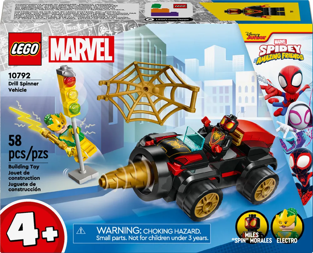 LEGO Marvel Drill Spinner Miles Spin Morales 10792