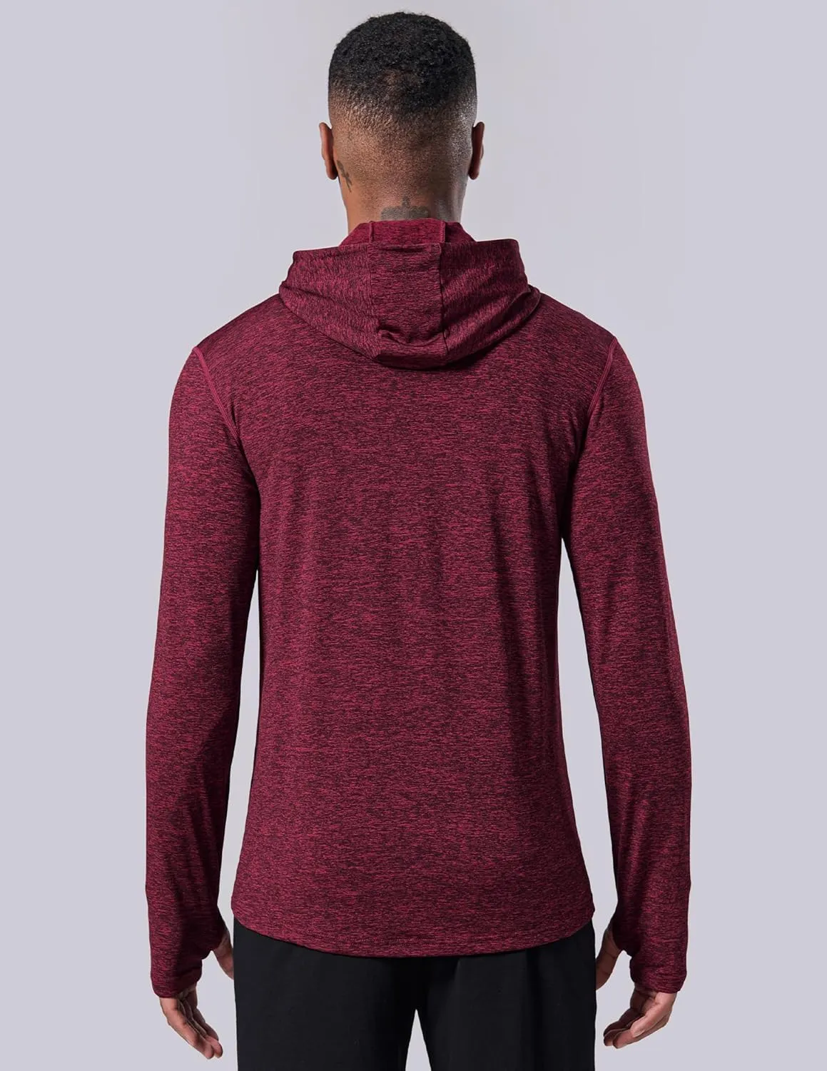 Liberty Imports 2-Pack Mens Zip-Up Hoodies with Zipper Pockets, Lightweight Fleece Sweatshirts for Running Casual Activewear