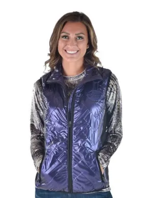 Life Fit Cowgirl Tuff Womens Midweight Logo Purple 100% Polyester Softshell Vest Cowgirl Tuff Womens Midweight Logo Purple 100% Polyester Softshell Vest Flawless Look Student Outfit Work Ready