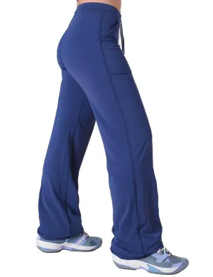 Lifestyle Ready Cowgirl Tuff Womens Breathe Instant UPF Indigo Nylon Lounge Pants Low Profile Zipper Clean Base Cowgirl Tuff Womens Breathe Instant UPF Indigo Nylon Lounge Pants