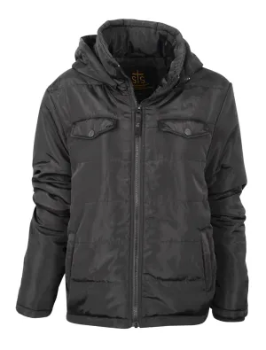 Light Wave STS Ranchwear Womens Crazy Jane Black 100% Polyester Softshell Jacket STS Ranchwear Womens Crazy Jane Black 100% Polyester Softshell Jacket Quick Drying Fabric