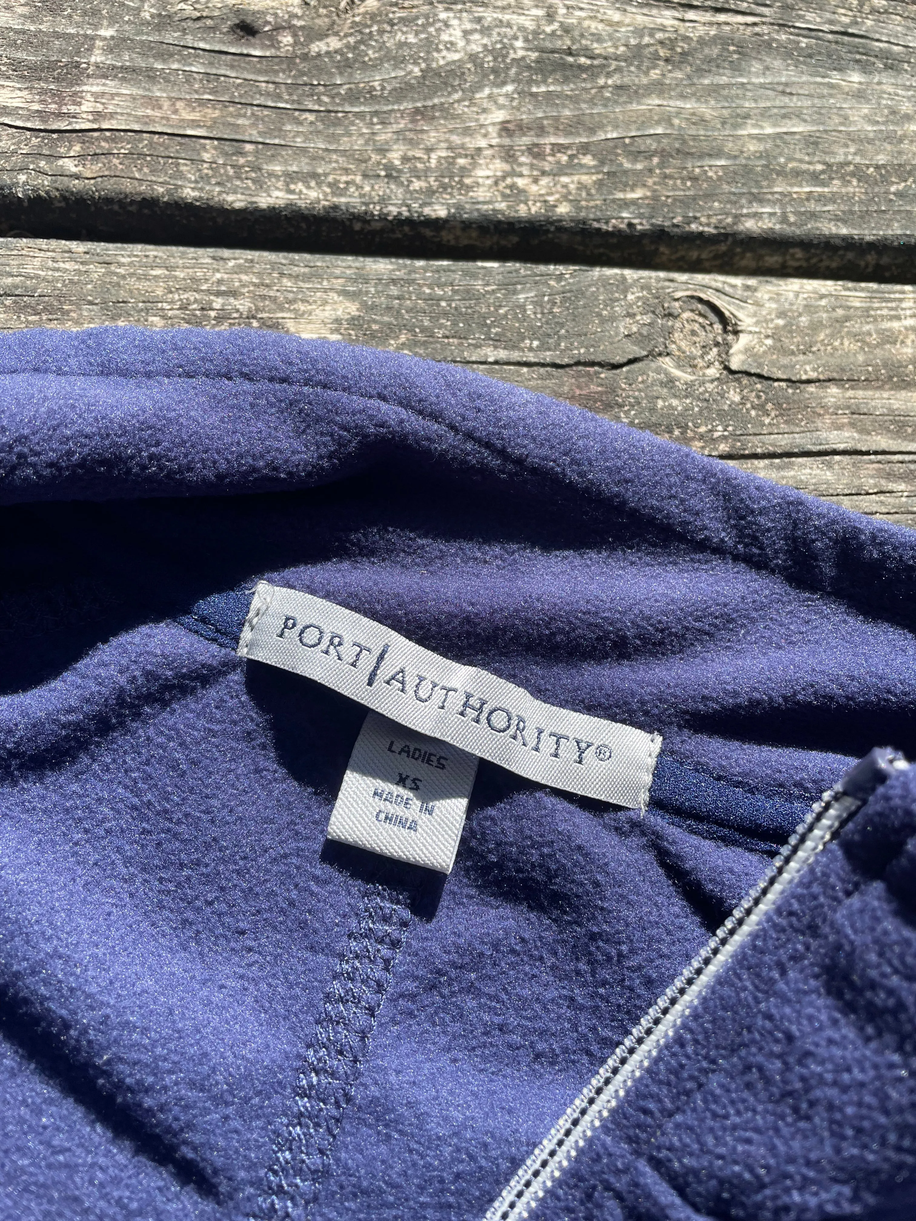 LIMITED- WOMEN'S Fleece Full Zip- CV Canoe logo Embroidery- Navy (W's F16)