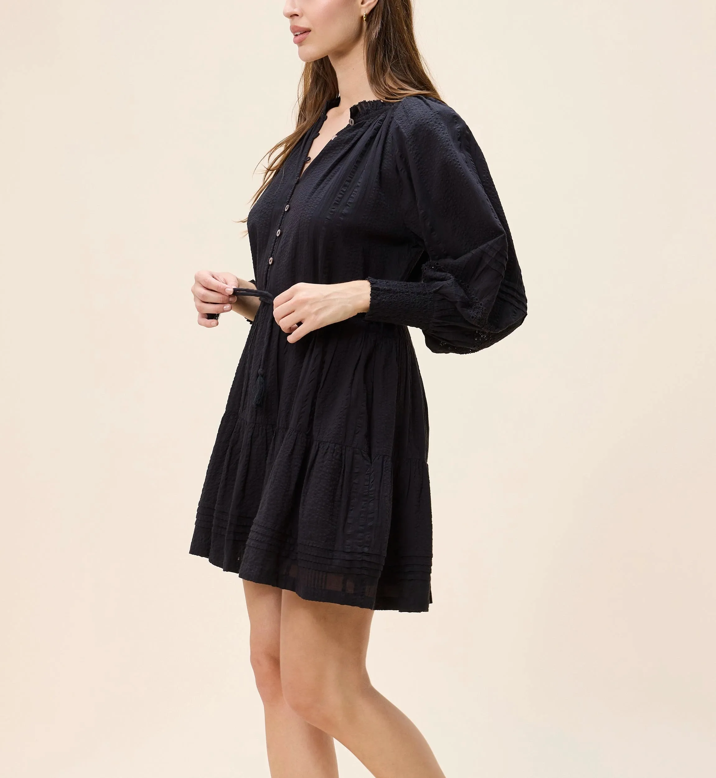 Meadow Mini Dress | Black Light Motion