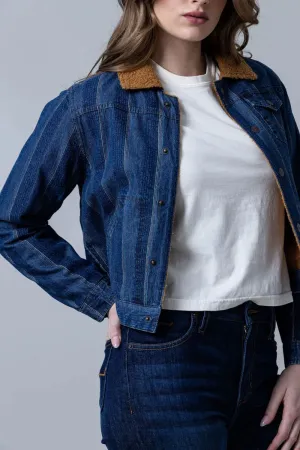 Live Ready Kimes Ranch Womens Vaquero Trucker Stripe Denim 100% Cotton Jacket Universal Basic Minimal Edge Kimes Ranch Womens Vaquero Trucker Stripe Denim 100% Cotton Jacket