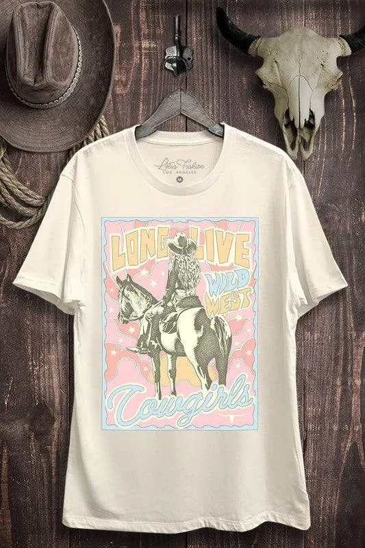 Long Live Cowgirls Graphic Tshirt