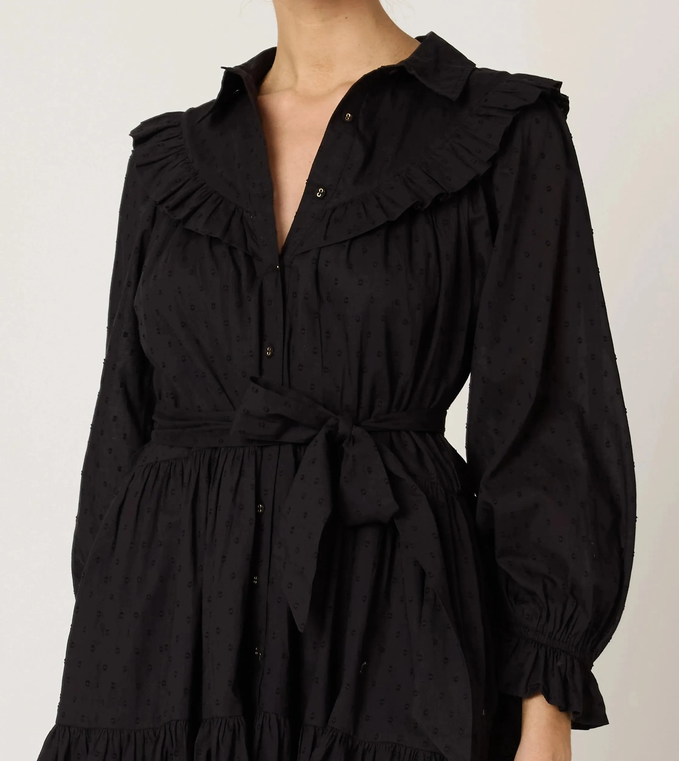 Lotte Mini Dress | Black Holiday Wear Balanced Light