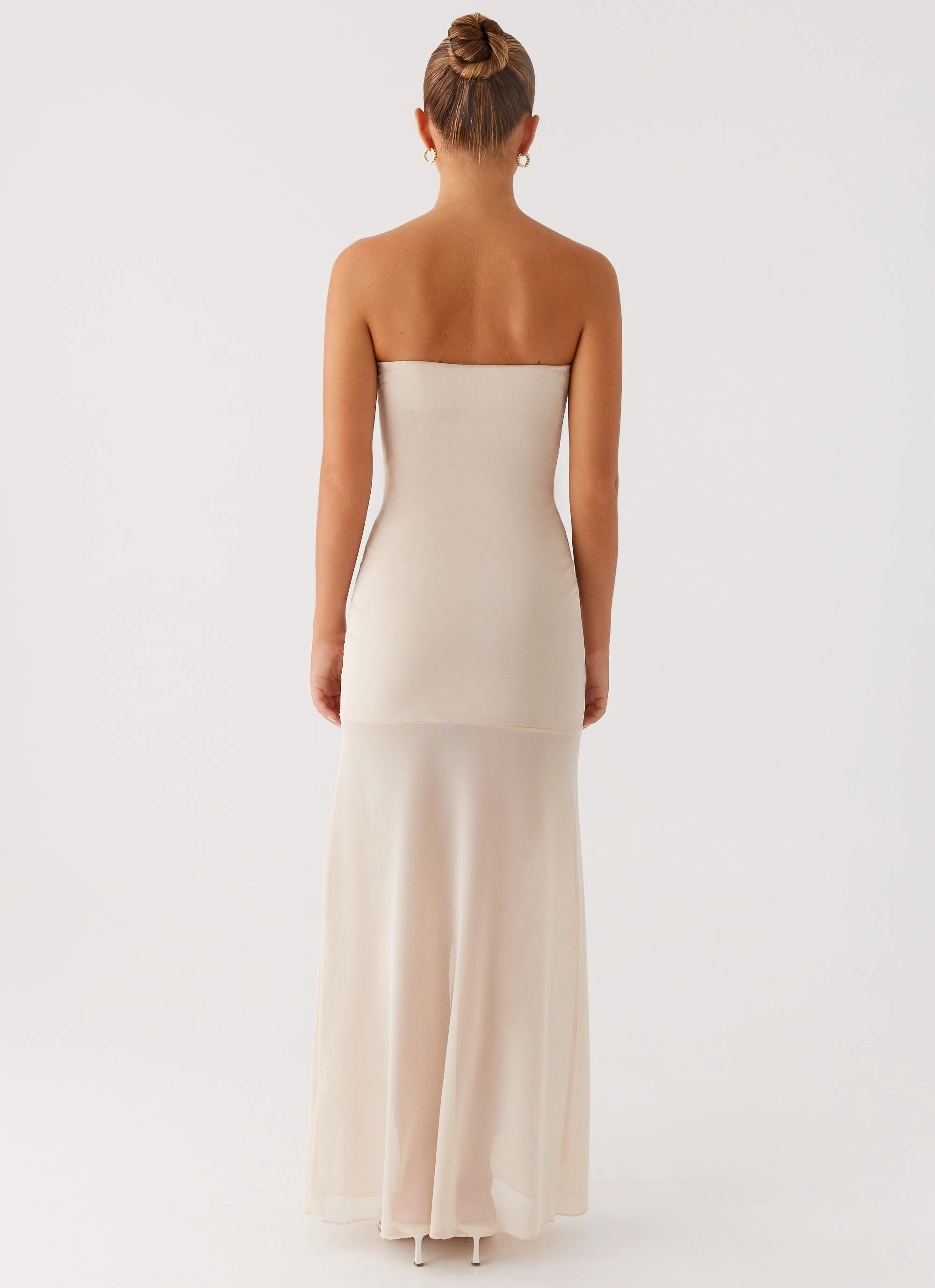 Understated Elegance Layer Ready Lovie Maxi Dress - Beige
