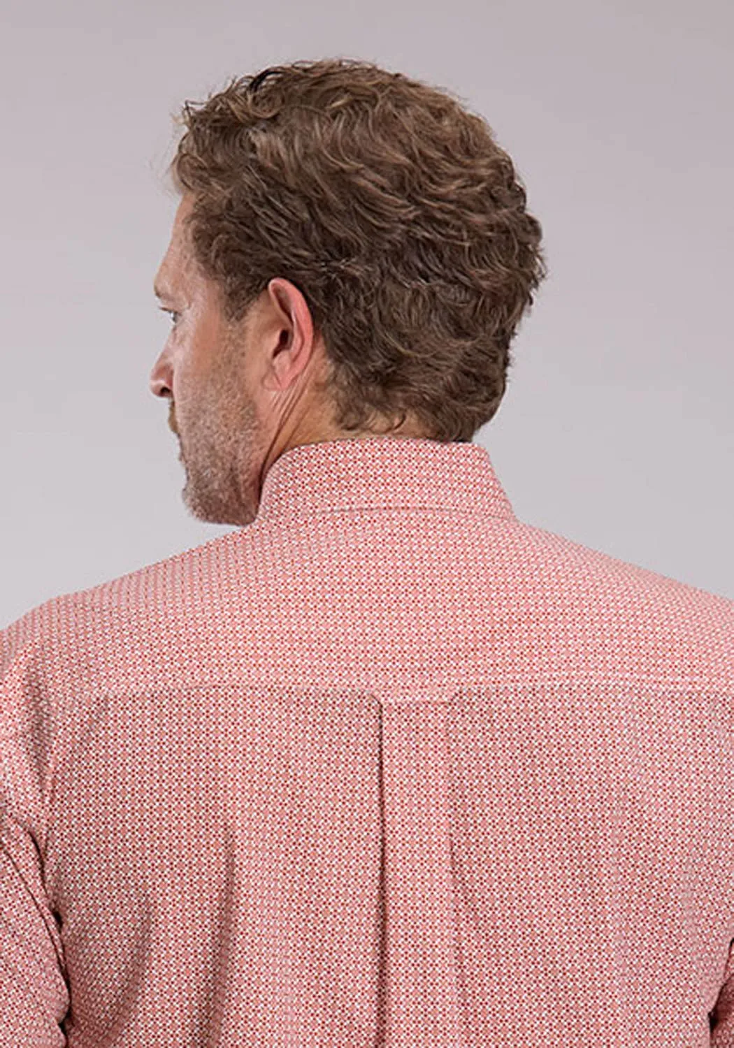 Trendy Comfort Roper Mens 2500 Saltillo Foulard Rust 100% Cotton 1 Pkt S/S Shirt