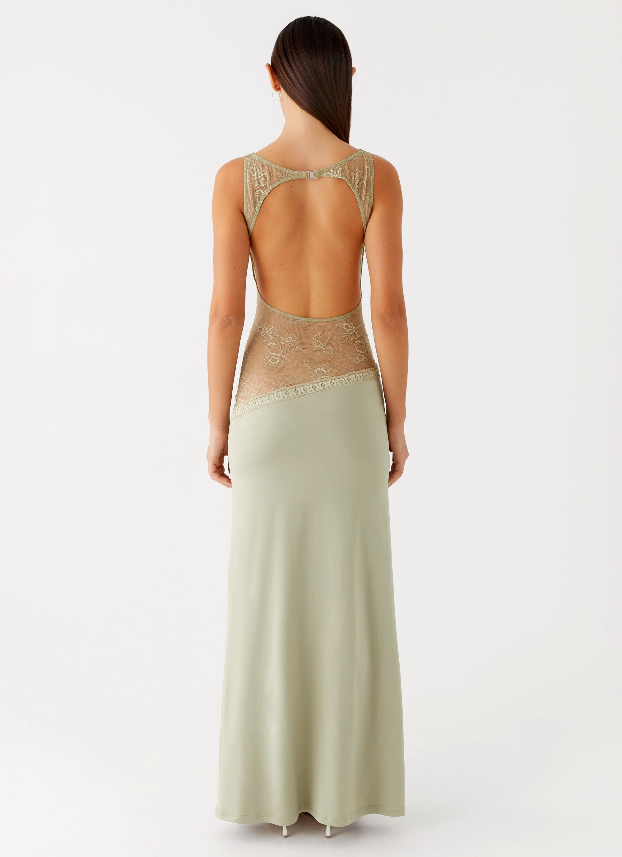 Lucinda Maxi Dress - Sage Olive Fresh