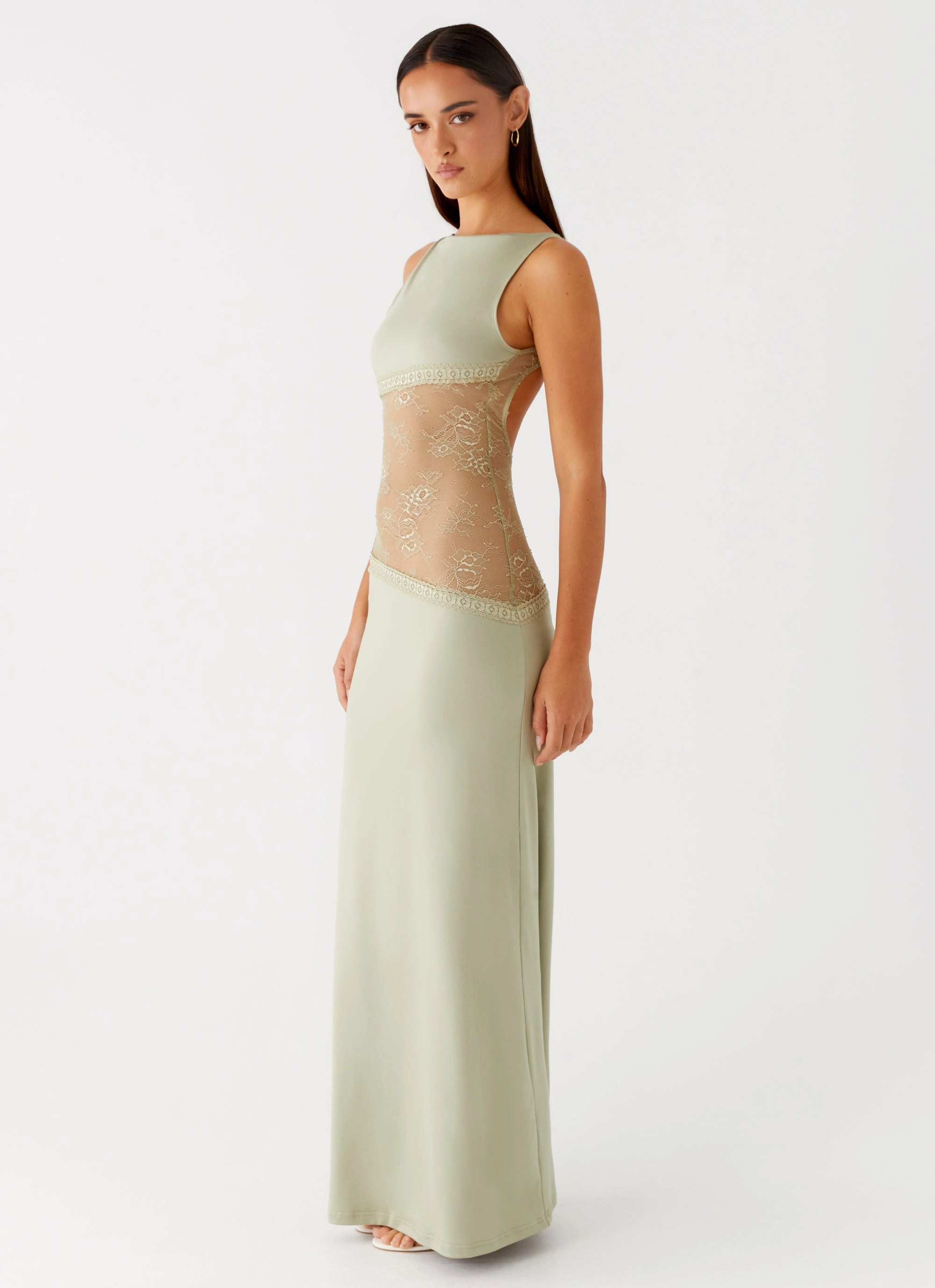 Soft Detail Lucinda Maxi Dress - Sage