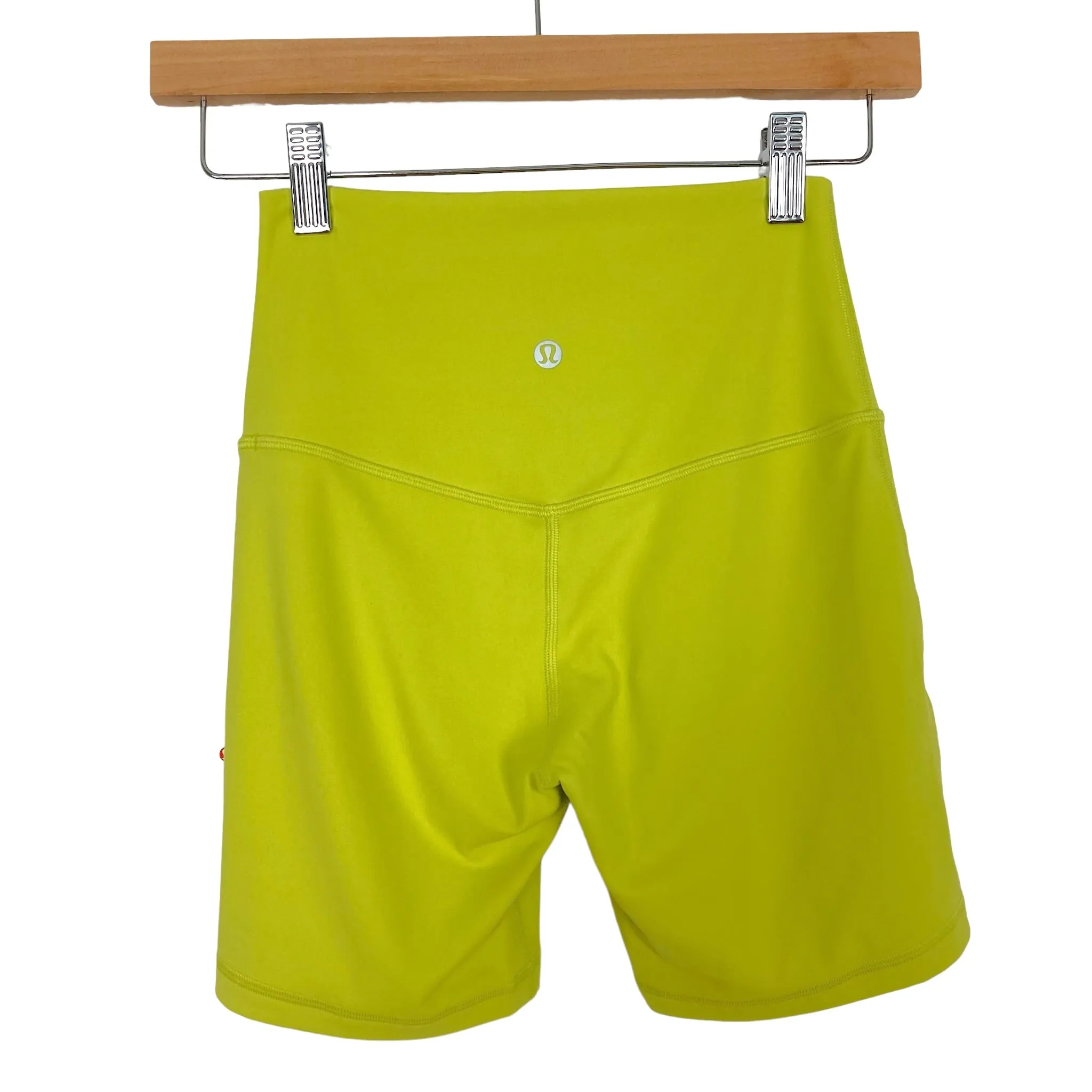 Lululemon Neon Yellow Align HR Short 6" NWT- Size 4