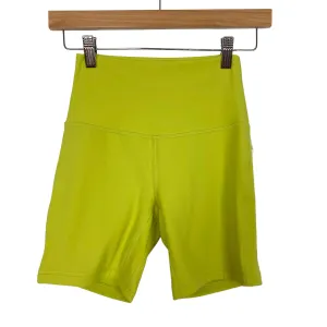 Lululemon Neon Yellow Align HR Short 6" NWT- Size 4