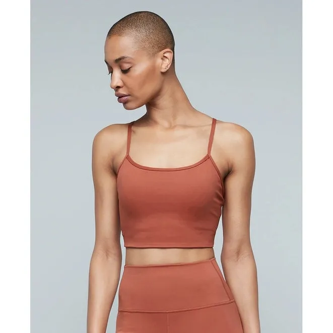 Lunar Luxe Bra Top - Burnt Sienna