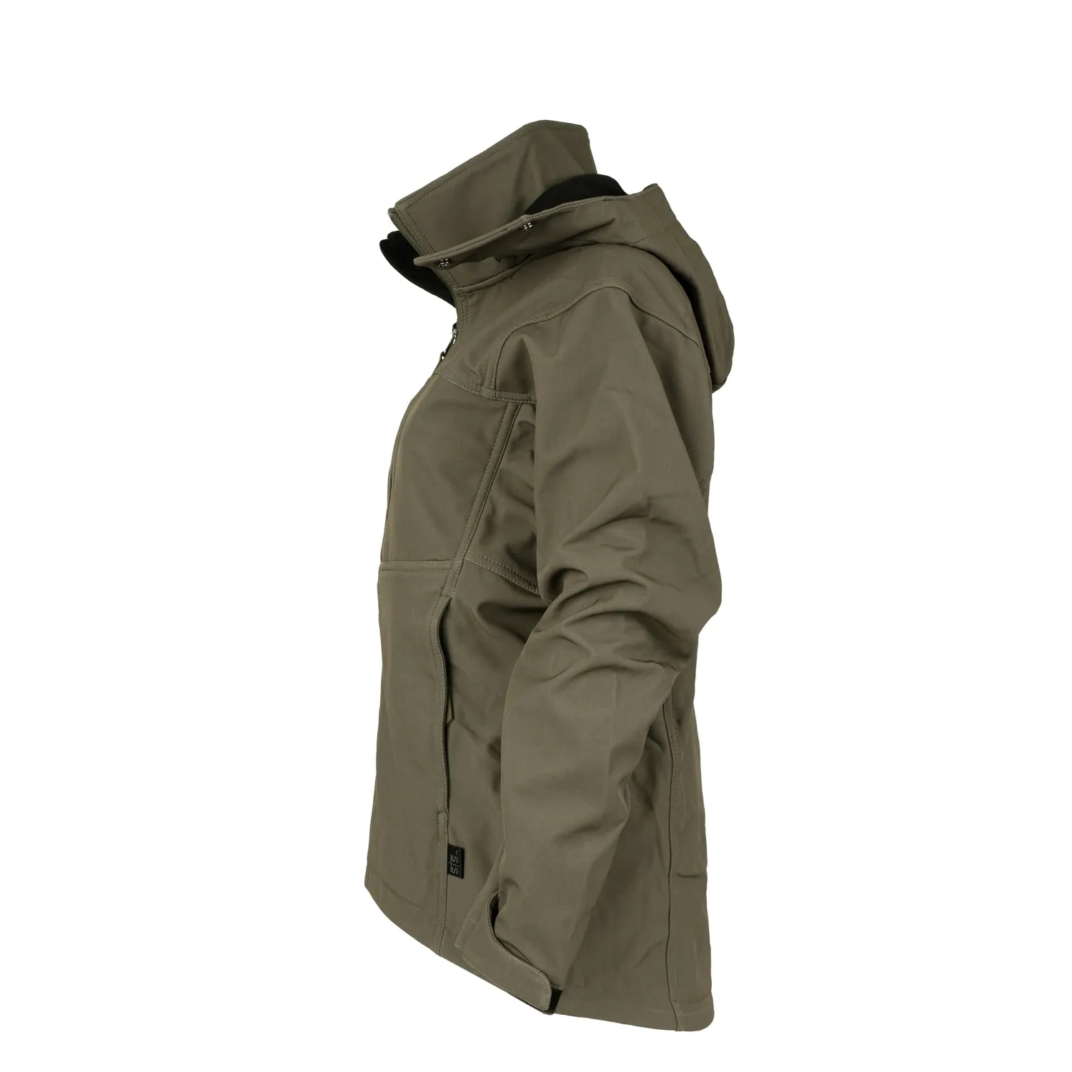 STS Ranchwear Womens Weston Olive Poly/Spandex Softshell Jacket Heavy Duty Zipper Mechanism No Fade Look