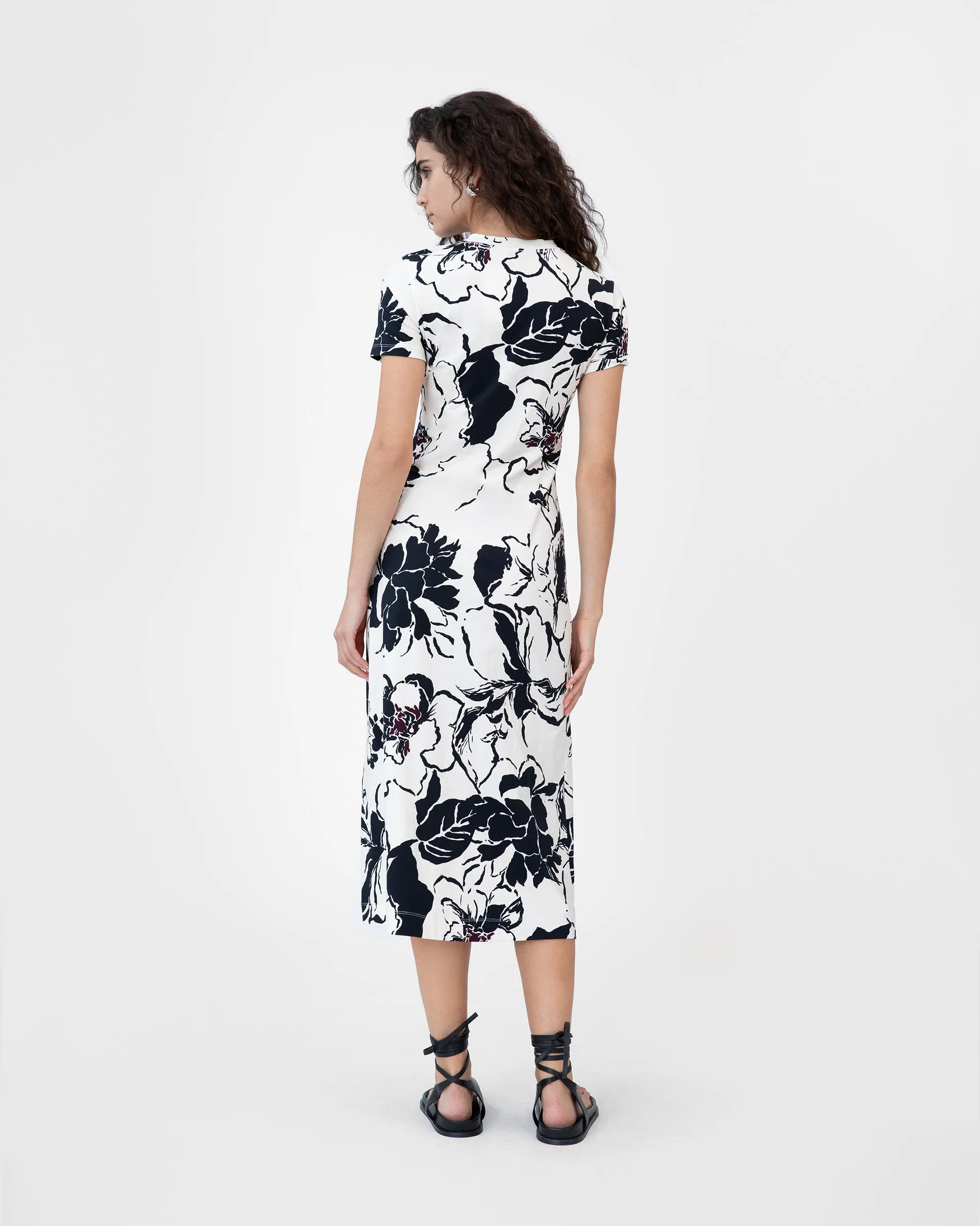 Beaded-Sleeve Event Favorite Mac Dress