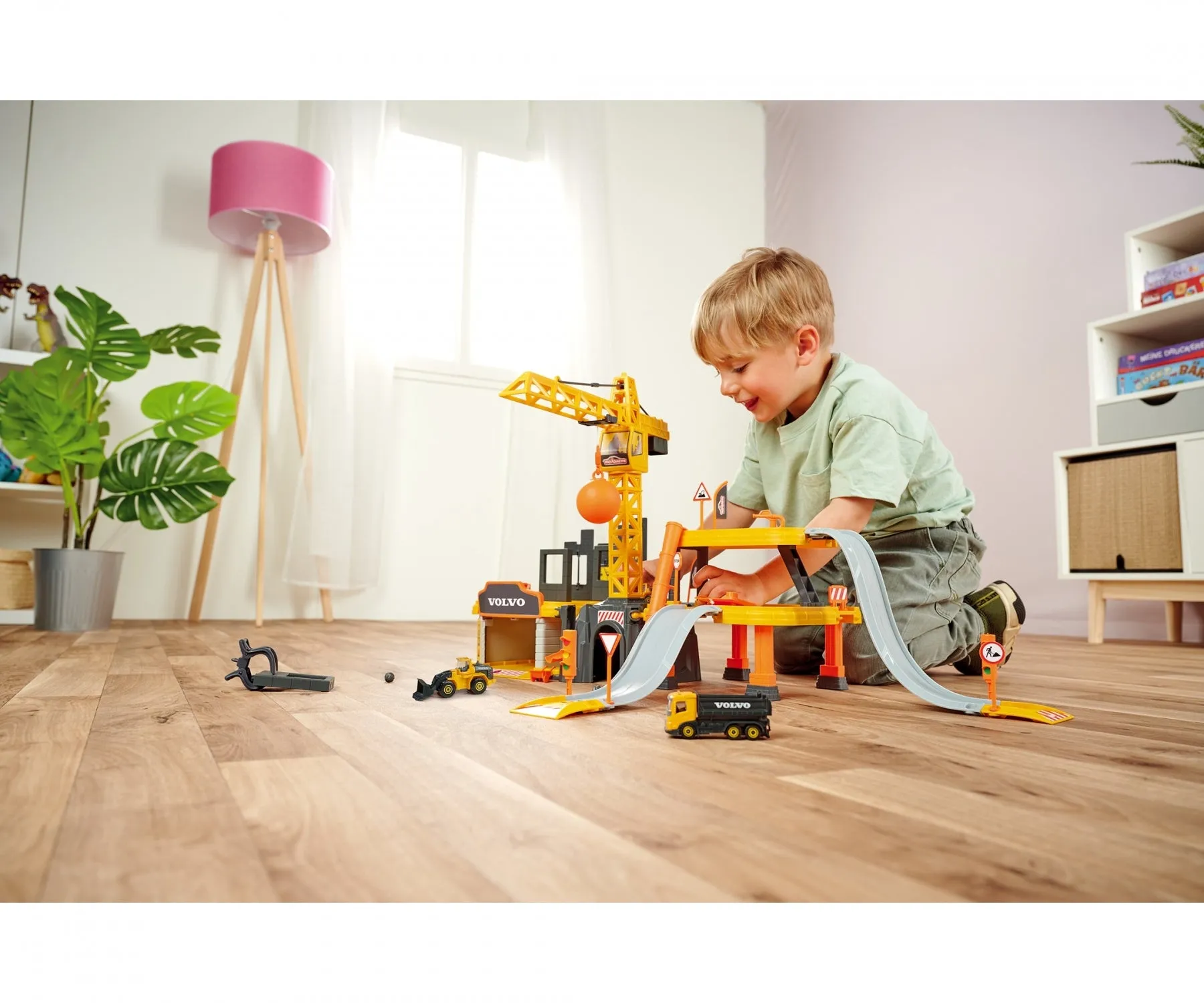 Majorette Creatix Volvo Construction Set - 5 Vehicles