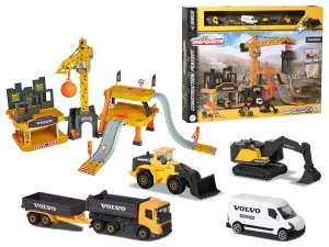 Majorette Creatix Volvo Construction Set - 5 Vehicles