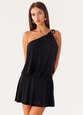 Makes Sense Mini Dress - Black Seasonal trends Sharp Mood All Season Makes Sense Mini Dress - Black