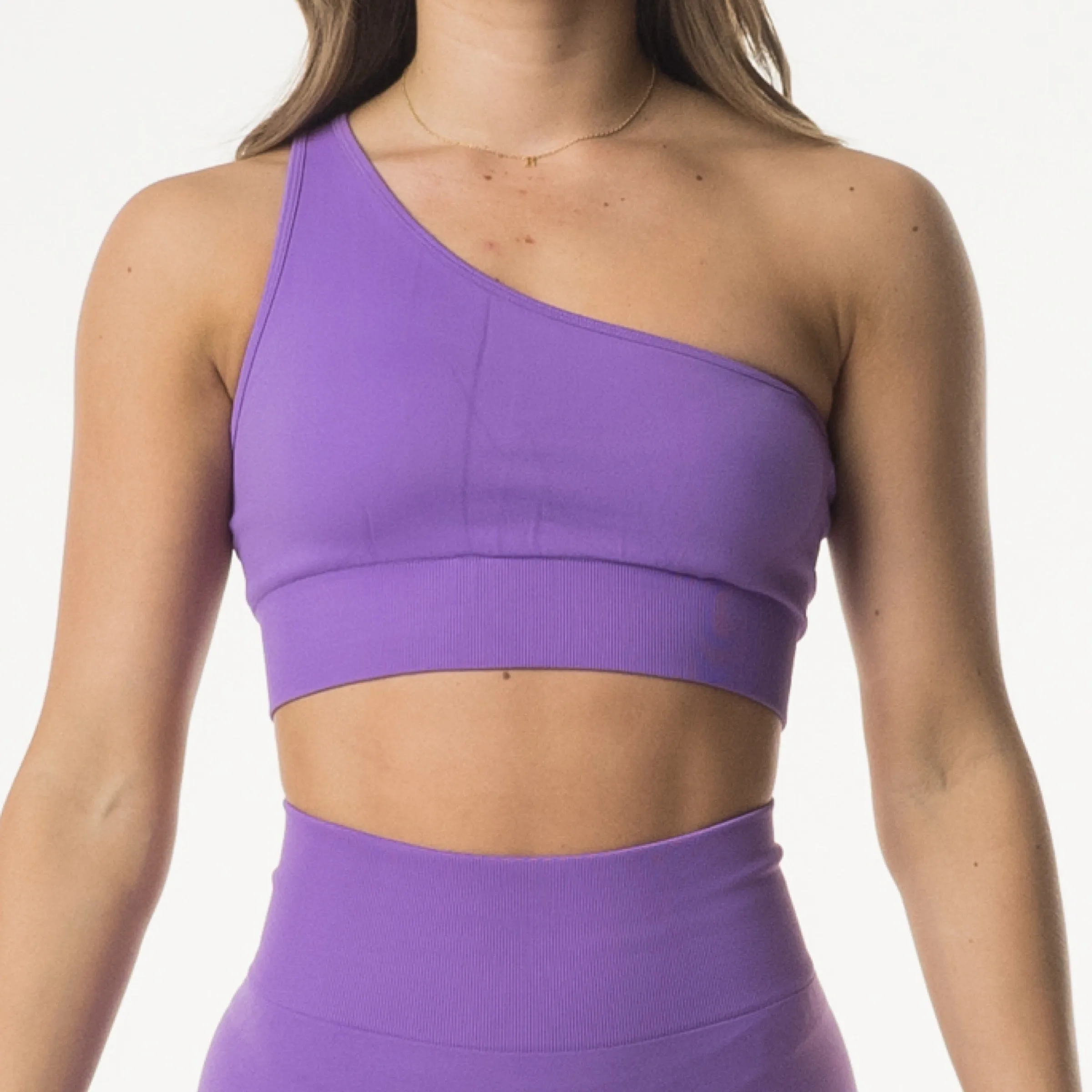 MALIBU SEAMLESS ONE SHOULDER CROP