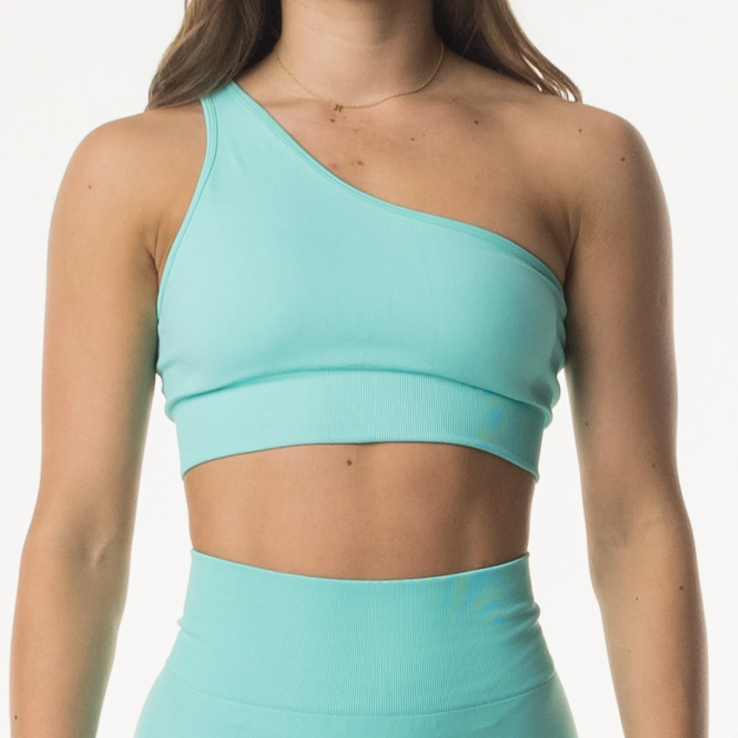 MALIBU SEAMLESS ONE SHOULDER CROP