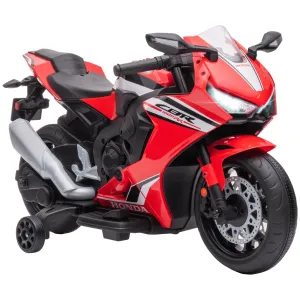 Maplin Plus Honda 6V Licensed Kids Motorcycle with Music & Training Wheels