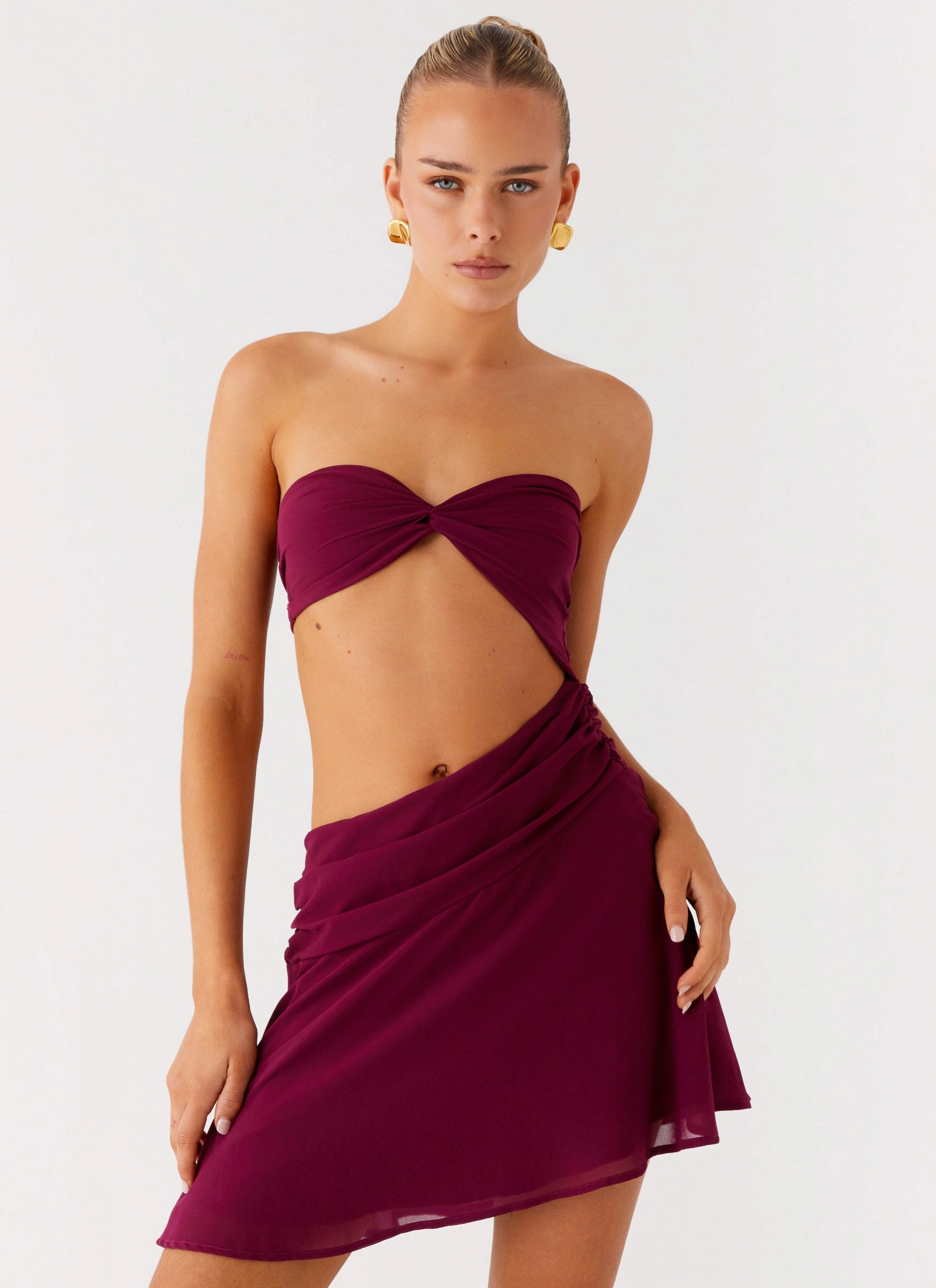 Marbella Mini Dress - Violetta Flawless Waist Fit Layered Movement