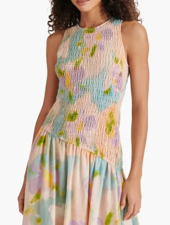 Mareena Dress in Pink Blossom Classic Edge