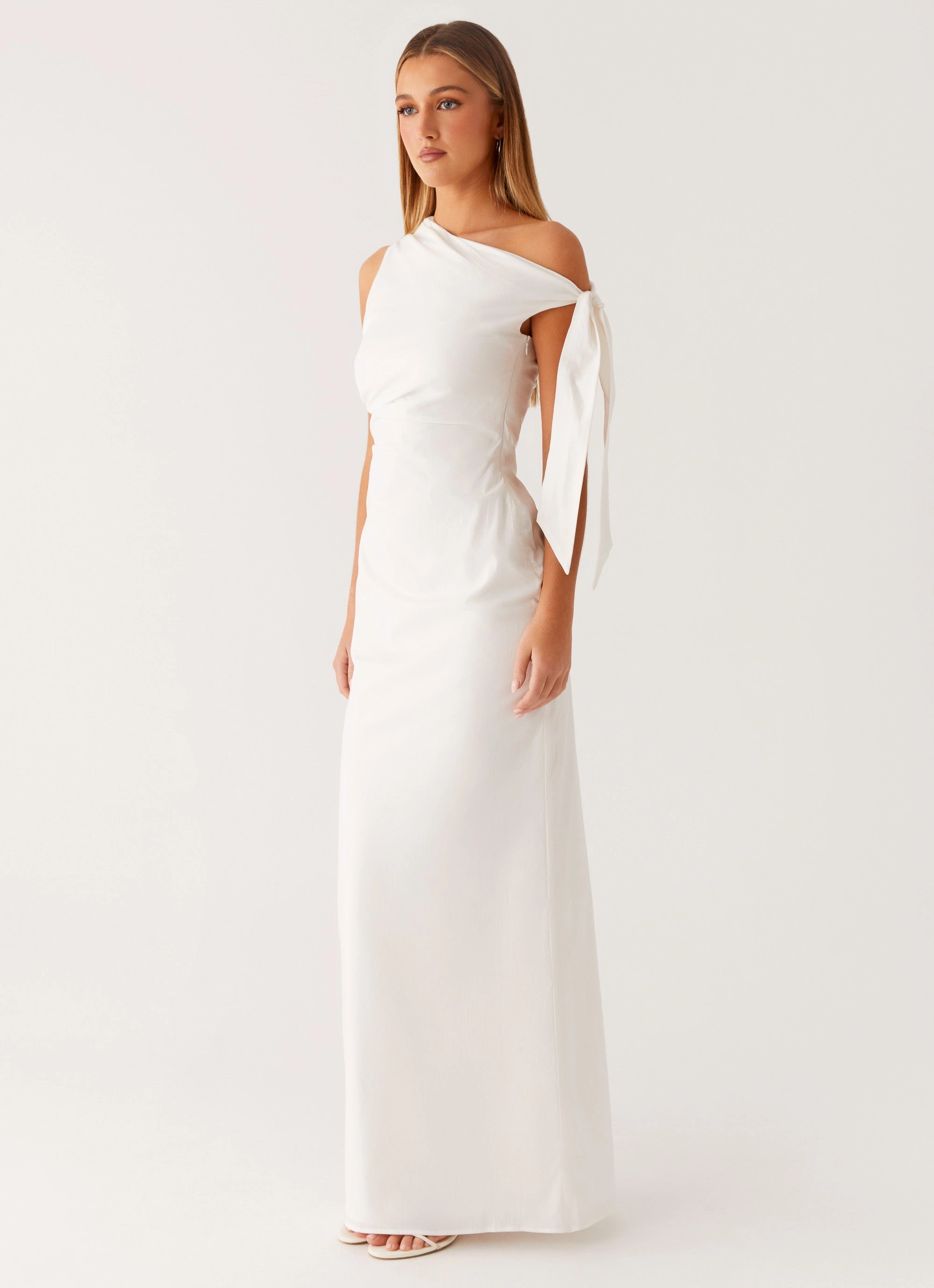 Marella Maxi Dress - Ivory Timeless Design Clean Comfort