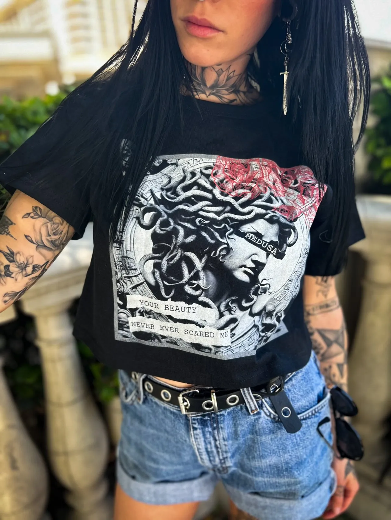 Medusa Boxy Crop Top