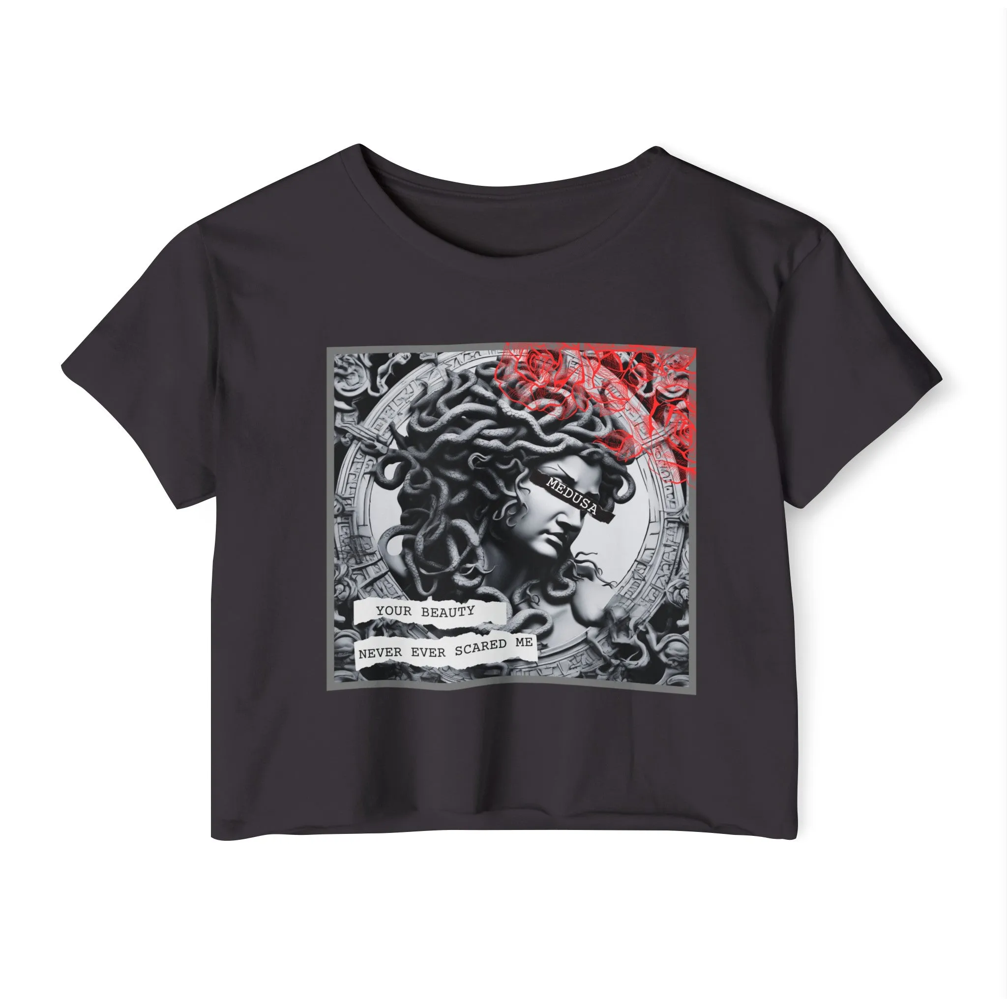 Medusa Boxy Crop Top