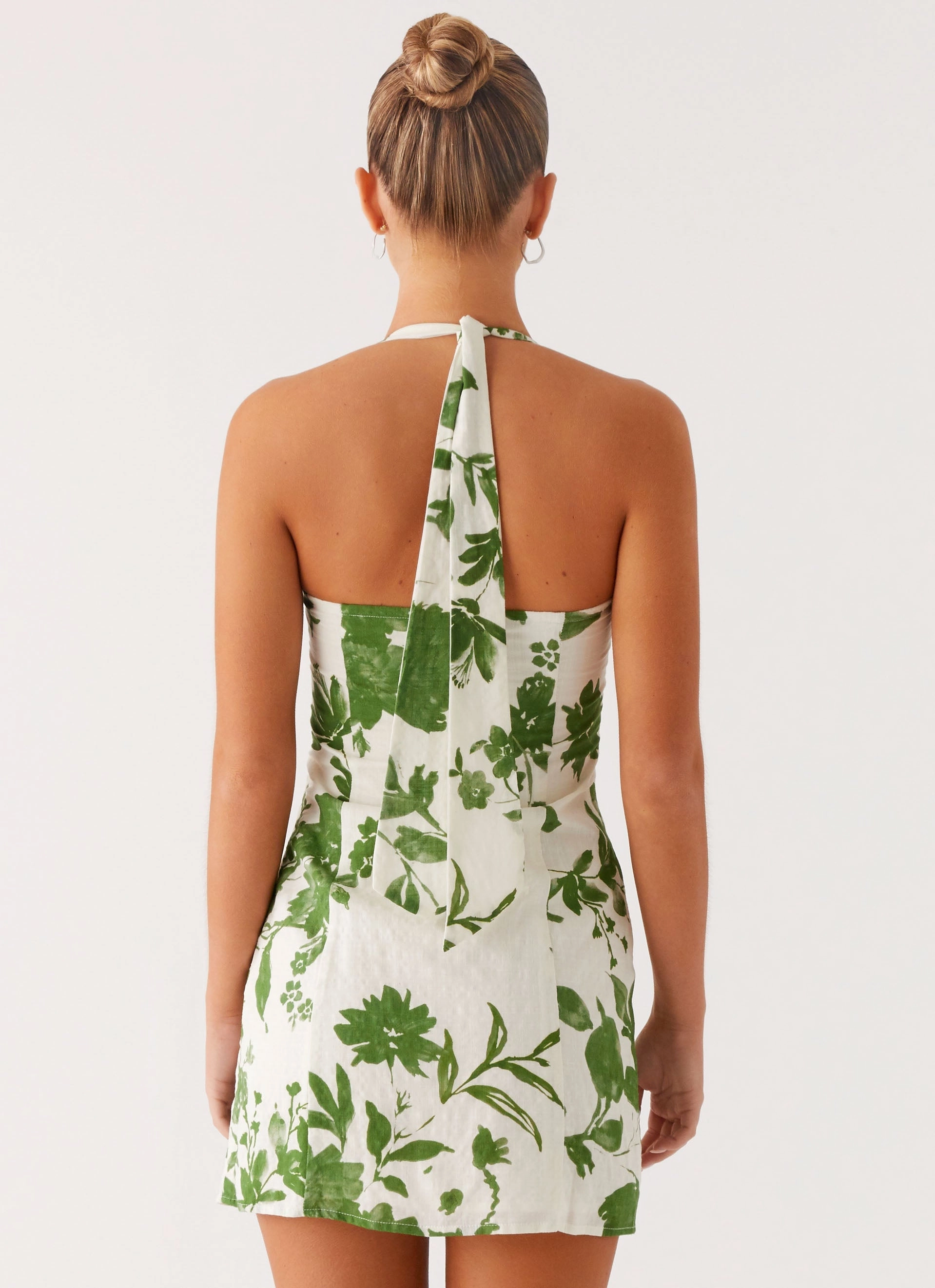 Melora Mini Dress - Verdant Bloom DurableStitching Light Fabric