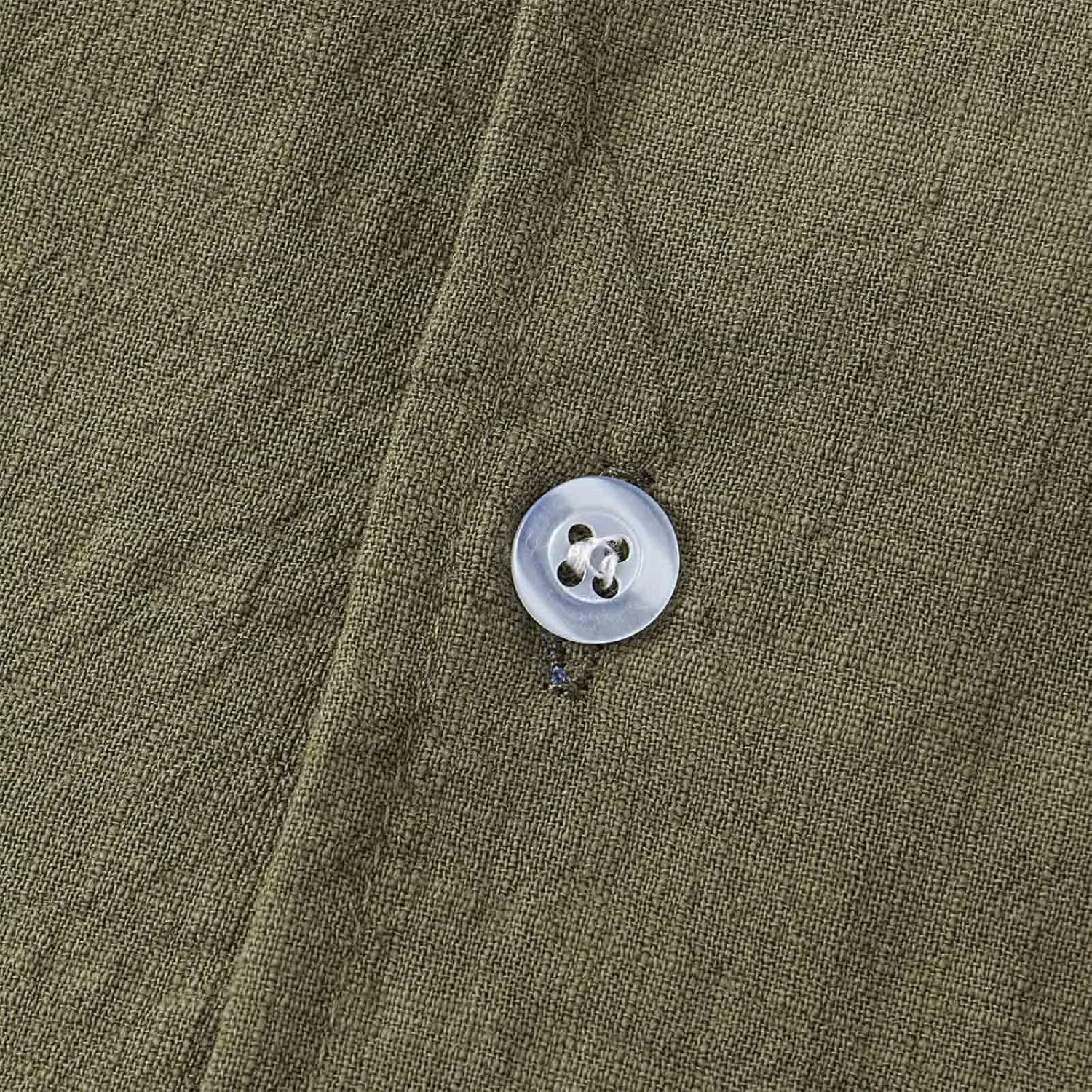 Men Beach Vacation Outfits 2 Pieces Linen Set Athletic Tracksuit Summer Button Down Shirt and Shorts Casual Outfits Sweatsuit