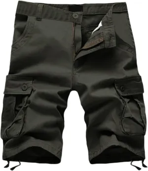Men Hiking Beach Shorts Lightweight Outdoor Pants Quick Dry Activewear Workout Short Camo Military 2025