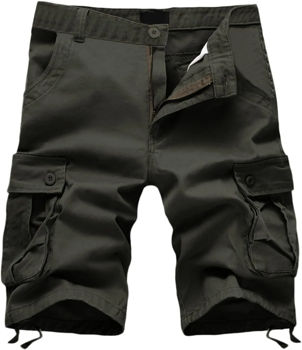 Men Hiking Beach Shorts Lightweight Outdoor Pants Quick Dry Activewear Workout Short Camo Military 2025