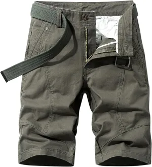 Men Hiking Beach Shorts Lightweight Outdoor Pants Quick Dry Activewear Workout Short Camo Military 2025
