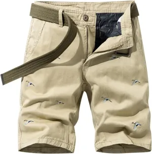 Men Hiking Beach Shorts Lightweight Outdoor Pants Quick Dry Activewear Workout Short Camo Military 2025