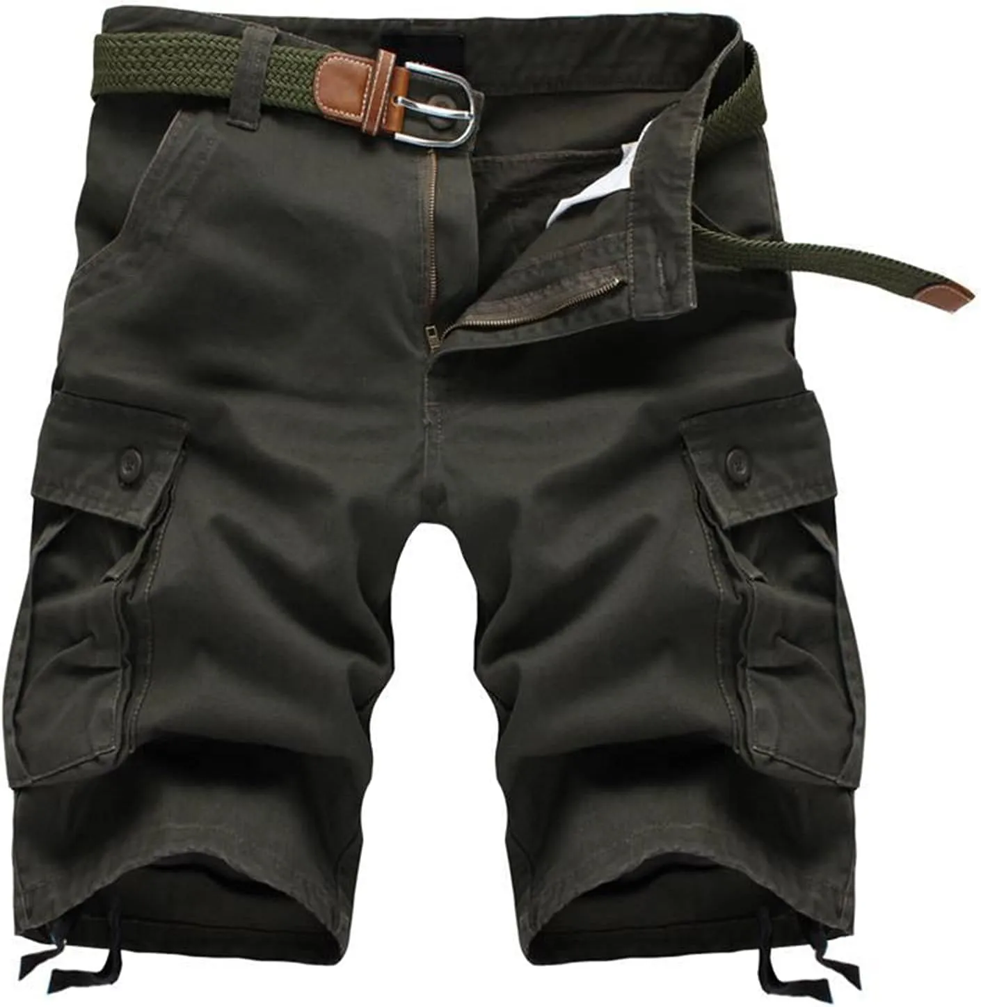 Men Hiking Beach Shorts Lightweight Outdoor Pants Quick Dry Activewear Workout Short Camo Military 2025