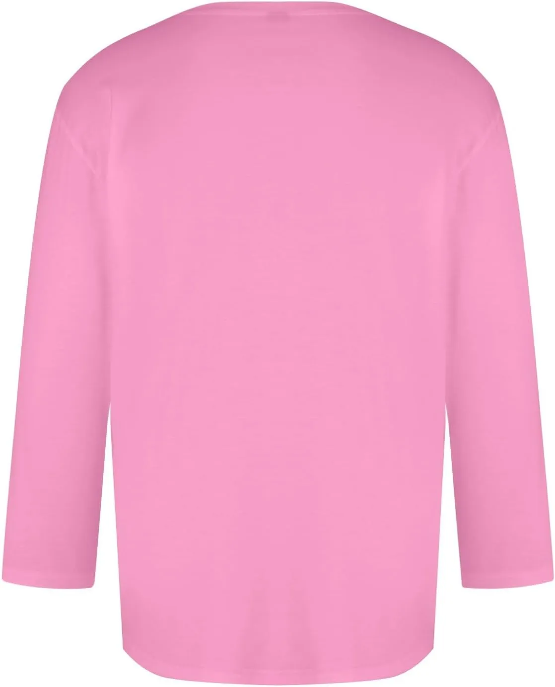 Men Shirt,Baseball 3/4 Sleeve Shirt Casual Three Quarter Sleeve T Shirts Comfortable Crewneck Solid Color Fit Tee