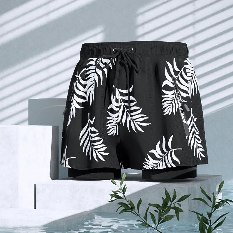 Men Swim Trunks Men's Loose Swimming Trunks