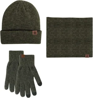 Men Women Winter Hat Warmer Scarf Touchscreen Gloves Set Warmer Neck Thick Knit Hat Set Scarf Hat Gloves Men