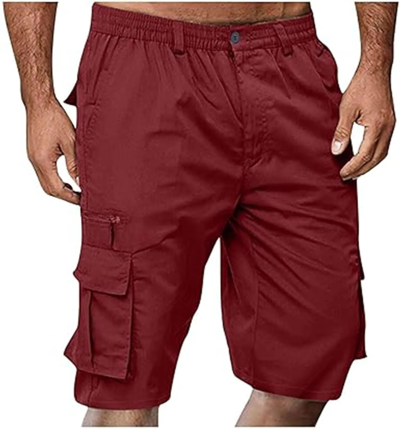 Mens Activewear Gym Shorts for Men Drawstring Waist Short Pant Quick Training Pants Travel for Camping Baggy Short