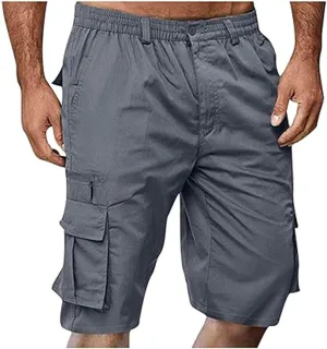 Mens Activewear Gym Shorts for Men Drawstring Waist Short Pant Quick Training Pants Travel for Camping Baggy Short