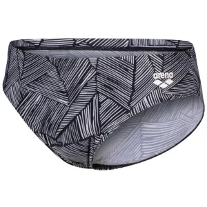 MEN'S ARENA SWIM BRIEF OVERVIEW PRINT - WHITE/MULTI