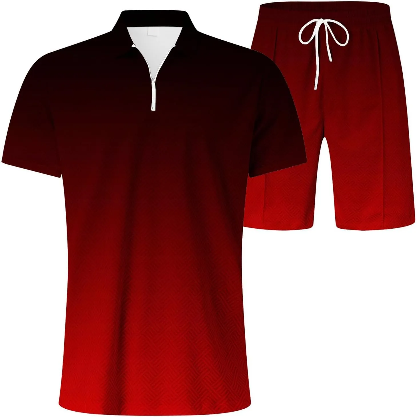 Mens Beach Outfits Sets Lightweight Regular-Fit Short Sleeve Graphic T Shirts Printed Shorts Breathable Tracksuit