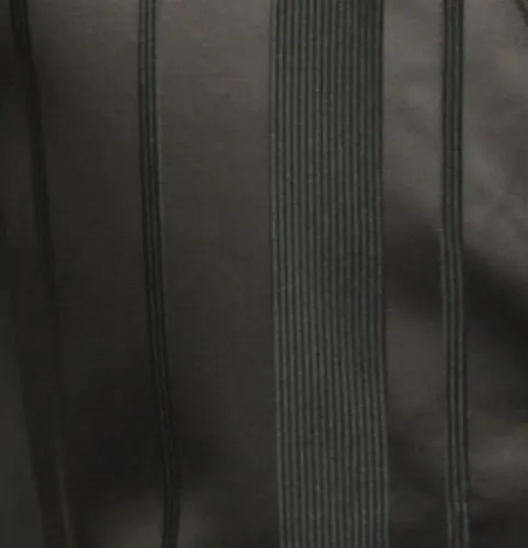 Men's Black Striped Vest with Neck Tie and Bow Tie