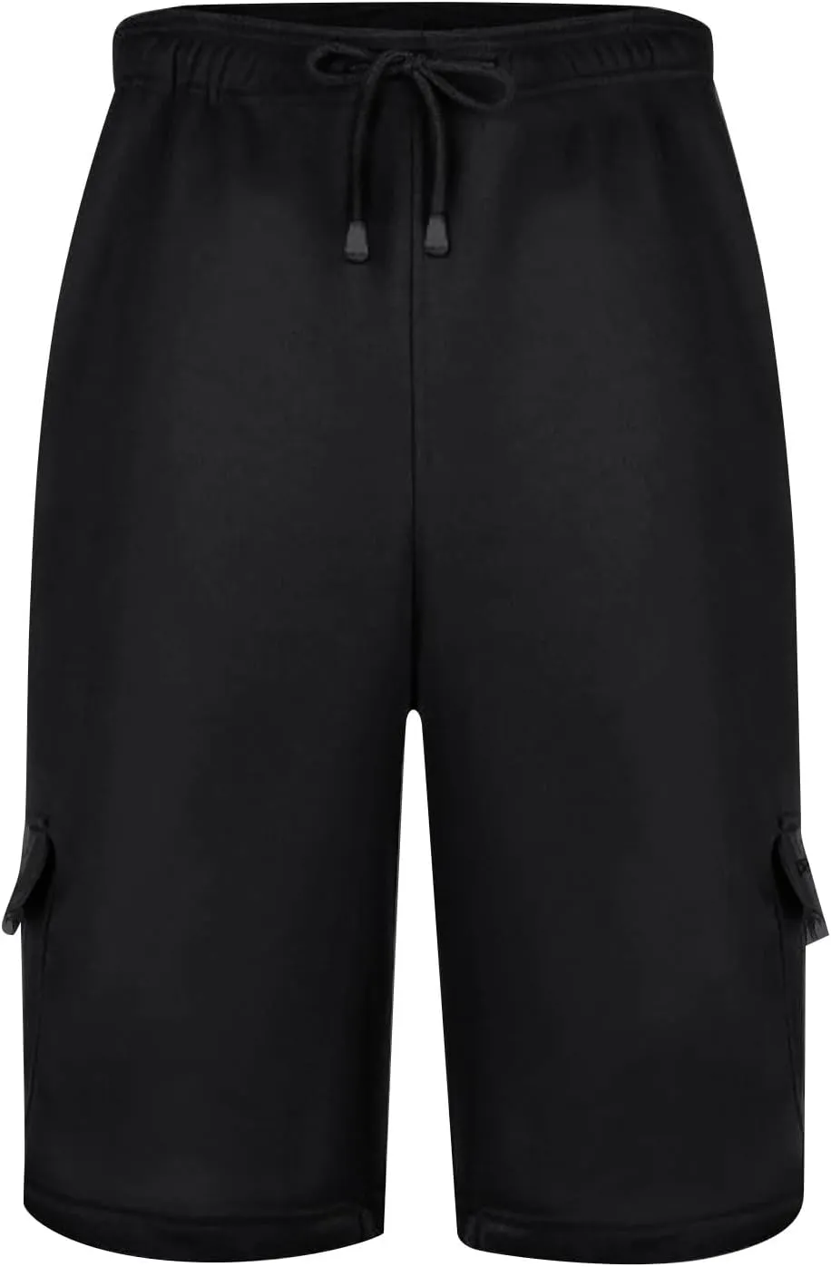 Mens Cargo Shorts Baggy Activewear Stretch Fashion Jogging Comfy with Pockets Biking Wide Leg Drawstring Shorts