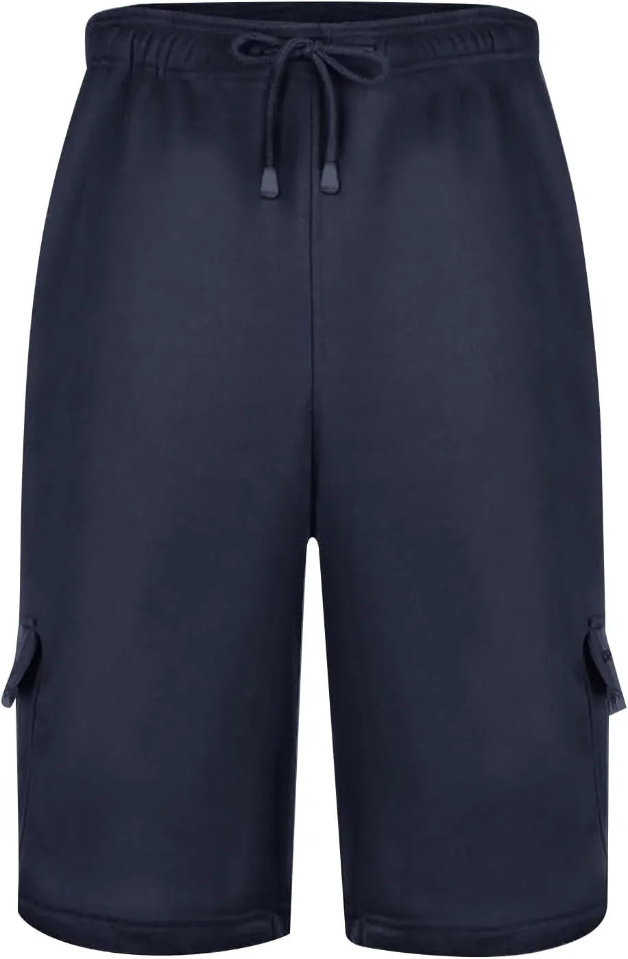Mens Cargo Shorts Baggy Activewear Stretch Fashion Jogging Comfy with Pockets Biking Wide Leg Drawstring Shorts
